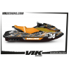 SEA DOO GTI DISASTER ORANGE