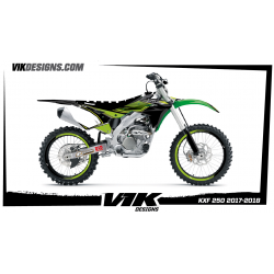 KIT ADHESIVOS KAWASAKI KXF 250 2017-2018