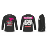 CAMISETA MOTOCROSS - MACANAS NEGRO/ROSA